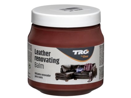 Hnědý Krém na kožené sedačky Leather Renovating Balm TRG Cognac 149