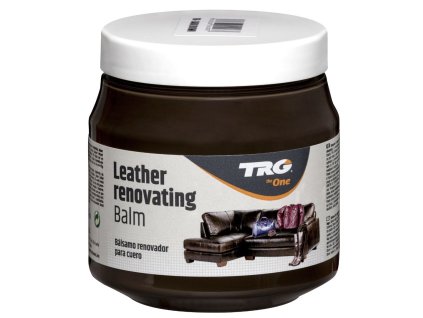 Tmavě Hnědý Krém na kožené sedačky Leather Renovating Balm TRG Dark Brown 106