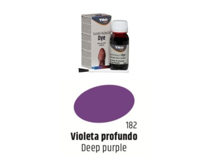 Fialová Barva na semiš Suede:Nubuck Dye TRG Deep Purple 182 fialova barva na semis trg the one