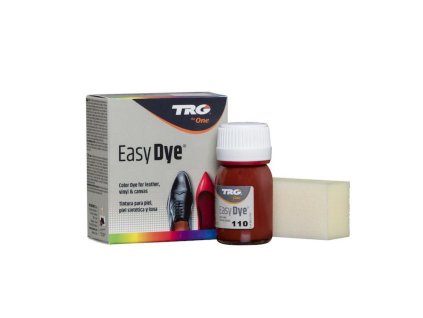 Červeno hnědá Barva na kůži Easy Dye TRG Russet 110 barva na boty obuv cervenohneda