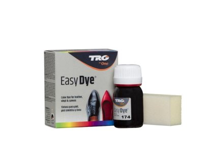 Hnědá Barva na kůži Easy Dye TRG Deep Brown 174 barva na boty tmave hneda obuvnicka barva