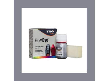 Stříbrná Kovová Barva na boty 403 Brilliant Silver Easy Dye TRG