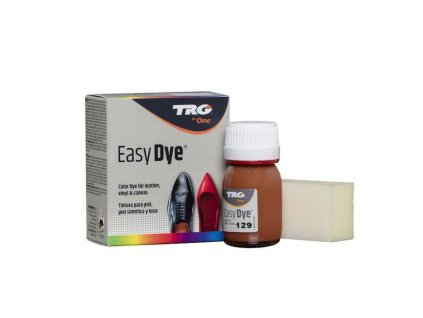 Hnědá Barva na kůži Easy Dye TRG Light Brown 129 hneda barva na boty obuv barveni bot na hnedo