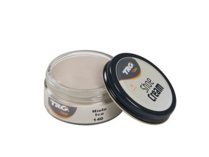 Bílo Šedý Krém na boty Shoe Cream TRG Ice 140