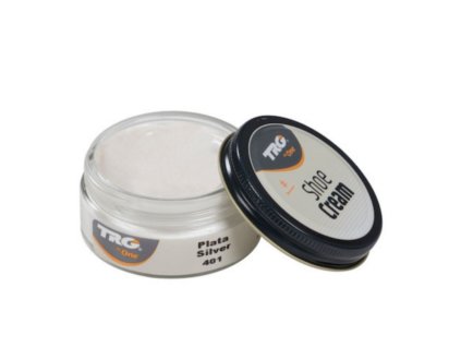 Stříbrný Krém na boty Shoe Cream TRG Silver 401