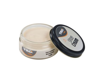 Bezbarvý Krém na boty Shoe Cream TRG Transparent 100 neutralni krem na kozene boty balzam vyziva