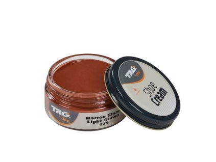 Hnědý Krém na boty Shoe Cream Light Brown 129