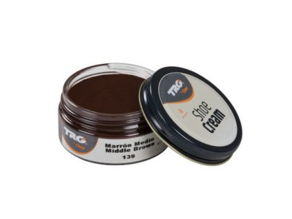 Hnědý Krém na boty Shoe Cream Middle Brown 139 krem na hnede boty stredny hnedy