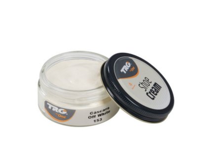 Bílý Krém na boty Shoe Cream TRG Off White 153