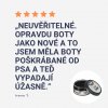 Černý Krém na boty Shoe Cream TRG Black 118 na opravu renovaci odřených černých kožených bot recenze zkušenosti hodnocení