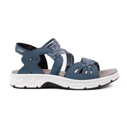 Dámské modré sandály Rieker V9871 14