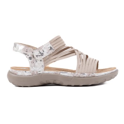 Dámské béžové sportovní sandály Rieker 64888 60