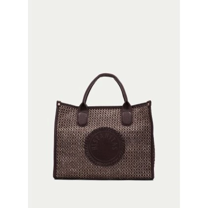 Dámská hnědá shopper kabelka Hispanitas