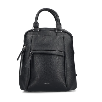 Černý elegantní batoh Rieker 1050-00