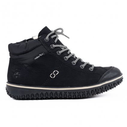 Dámské černé nepromokavé kotníčkové boty Rieker Z4244 00
