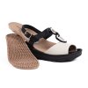 Dámské sandály na klínku s masážní stélkou 6