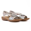 Dámské metalické sandály Rieker 60880 90 2