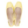 Dámské žluté lodičky s otevřenou patou Epica 7