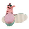 Dámské šněrovací espadrilky lososové barvy 6