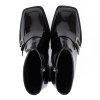 Dámské černé elegantní kotníčkové boty Epica z lakované kůže 5