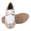 Dámské bílo zlaté sportovní mokasíny Caprice 4