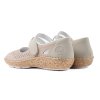 Dámské šedo béžové perforované polobotky Rieker 44885 40 3