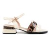 Dámské krémové elegantní sandály Epica