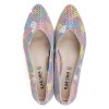 Dámské perforované barevné baleríny Karisma 5