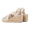 Dámské béžové espadrilky Toni Pons na klínku 3