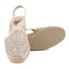 Dámské béžové espadrilky Toni Pons na klínku 4