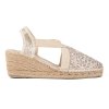 Dámské béžové espadrilky Toni Pons na klínku