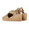 Dámské zlaté espadrilky Toni Pons na klínku 3