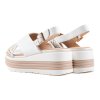 Dámské bílé sandály na vysoké platformě Regarde le Ciel 3