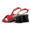 Dámské červené elegantní sandály Letizia 3