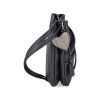 Dámská černá crossbody kabelka s ozdobou Rieker H1005-02