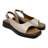 Dámské béžové kožené sandály Letizia