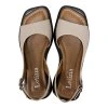 Dámské béžové kožené sandály Letizia