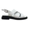 Dámské bílé kožené sandály Letizia