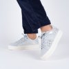 Dámské módní tenisky Bugatti 1290 light grey metalics 2