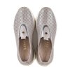 Dámské perforované slip on tenisky Letizia metalické barvy 7