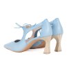 Dámské blankytně modré kžené elegantní otevřené lodičky Hispanitas 5