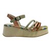 Dámské barevné sandály na klínku Anekke 2
