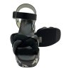 Dámské černé sandály na klínku Anekke 42381