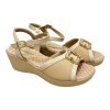 Dámské béžové sandály Piccadilly s ozdobnou sponou 540419-1