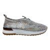 Dámské barevné kožené slip-on tenisky Letizia s perforací