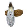 Dámské barevné kožené slip-on tenisky Letizia s perforací
