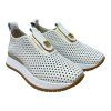 Dámské bílé perforované slip-on tenisky Letizia