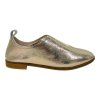 Dámské zlaté slip-on polobotky Letizia