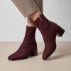 Dámské kotníkové boty Gioseppo 80115 Burgundy