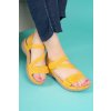 Dámské žluté sandály Rieker V8873 68 4